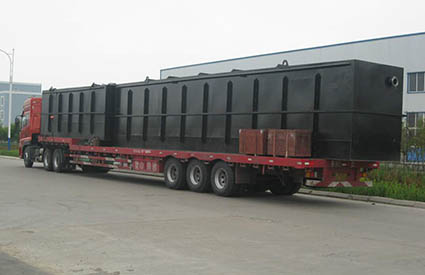 東營人民醫院污水處理設備，每天處理60方污水，國家1級B排放標準